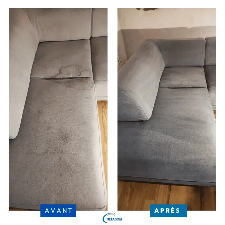 canap&eacute; nettoyage